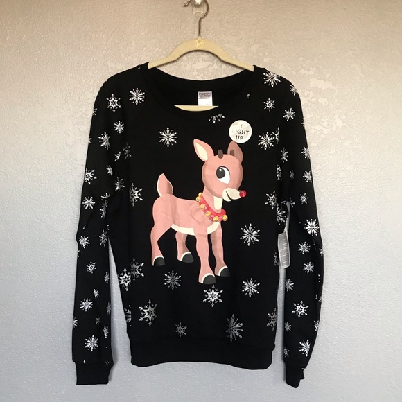 rudolph sweater that lights up